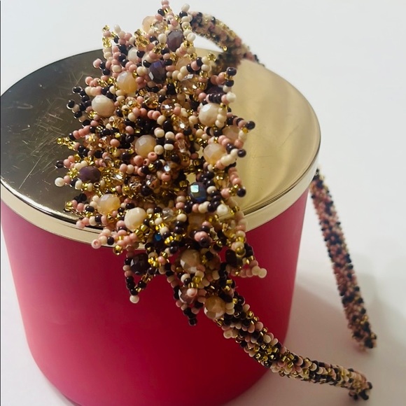 Mexican hair headband chaquira bead from Chiapas handmade - Picture 8 of 8